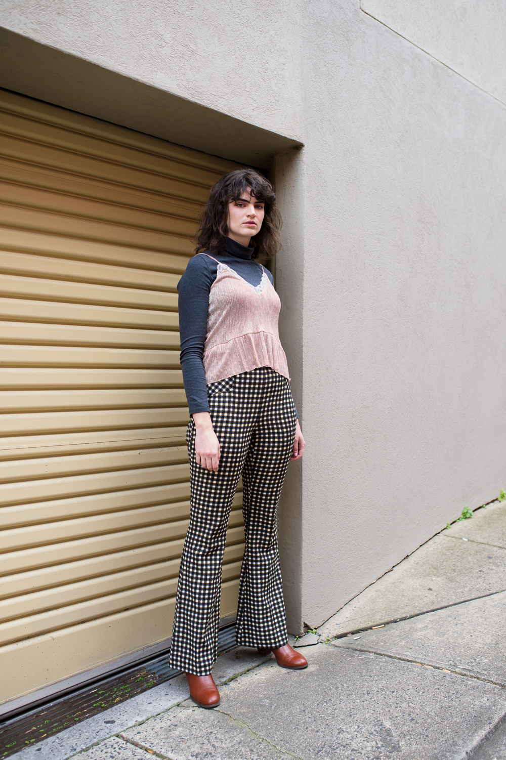 UO Cara High-Waisted Kick Flare Pant